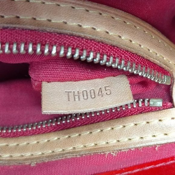 Authentic Louis Vuitton Tote Bag Reade PM Vernis Used LV Handbag Vintage - Picture 7 of 9